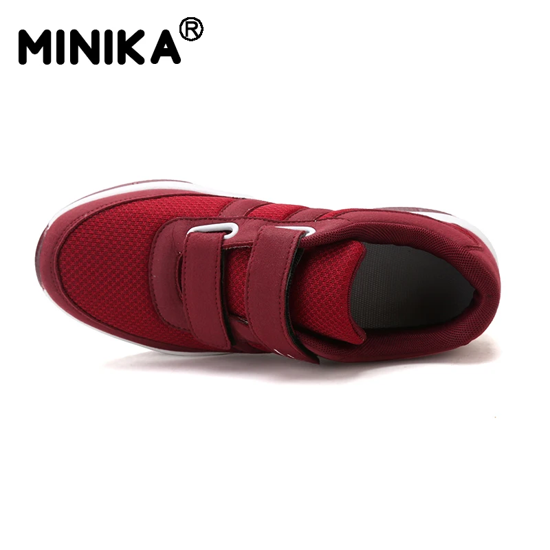 Minika/Женская комфортная обувь на платформе дышащие сетчатые кроссовки для мам