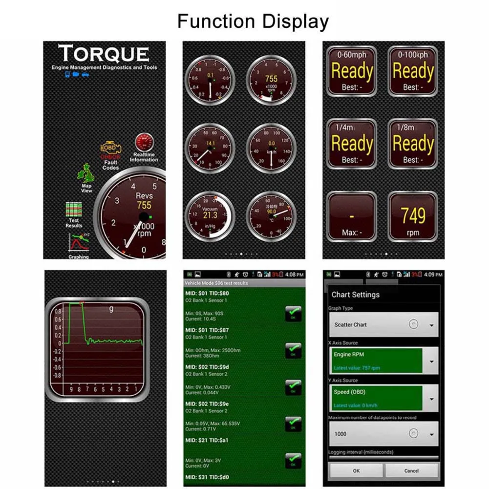 Универсальный bluetooth автомобильный диагностический инструмент сканер мини OBD2 V2.1