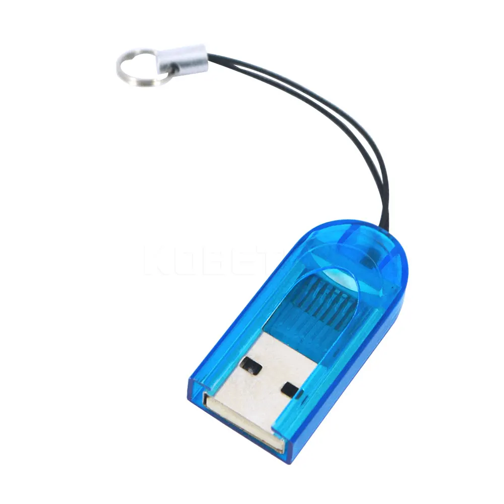 Kebidu Мини TF Micro SD кард ридер USB 2 0 MicroSD T Flash tf адаптер для iPhone мобильный кулон 10