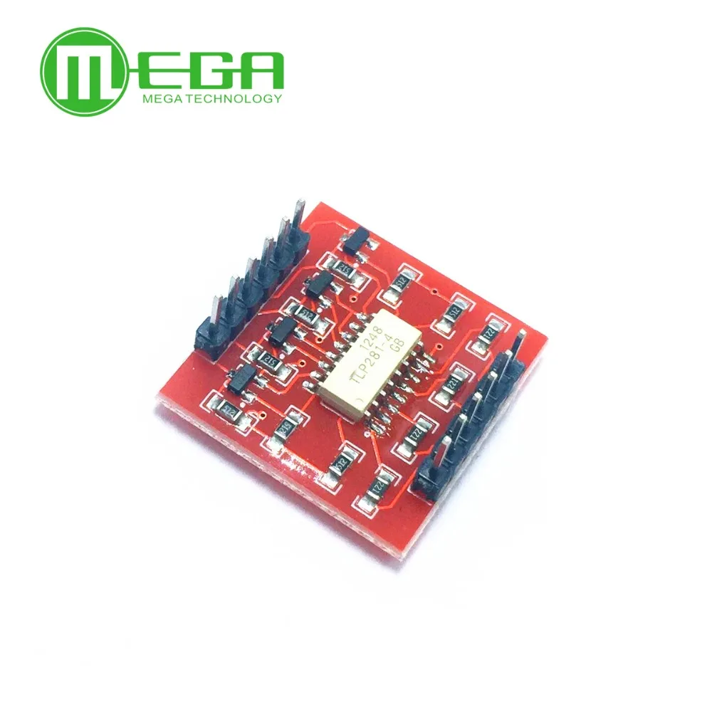 1 шт. TLP281 4 канальный оптоизолятор IC модуль для Arduino Плата расширения высокий и