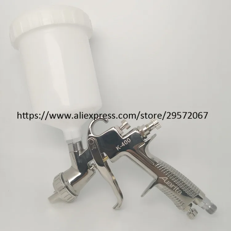 1.4mm nozzle set Пистолет-распылитель LVMP K-400 инструмент для окрашивания автомобиля 1,4 мм/1,7 мм сопло 600cc чашка гравитационная Автомобильная отделка Воздушный Распылитель - Цвет: 1.4mm nozzle set