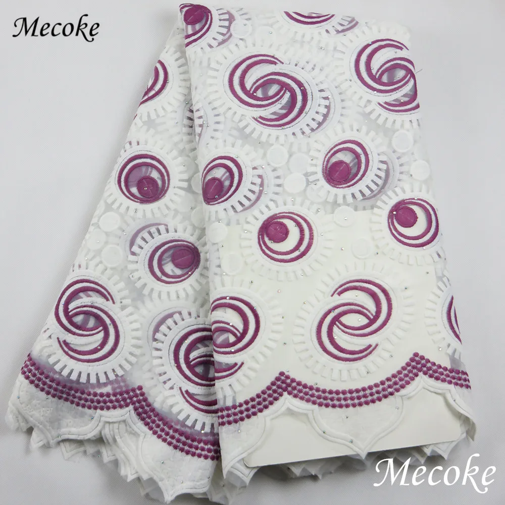 Высокое качество нигерийские кружевные ткани хиджаб, украшенный бисером сетка африканская кружевная ткань невесты гипюр Королевский синий французская кружевная ткань