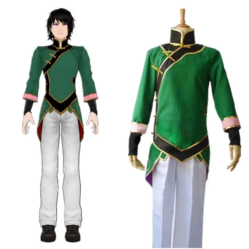 Хит! Новинка костюм для косплея RWBY Lie Ren куртка пальто брюки рукава A016|cosplay costume|costume