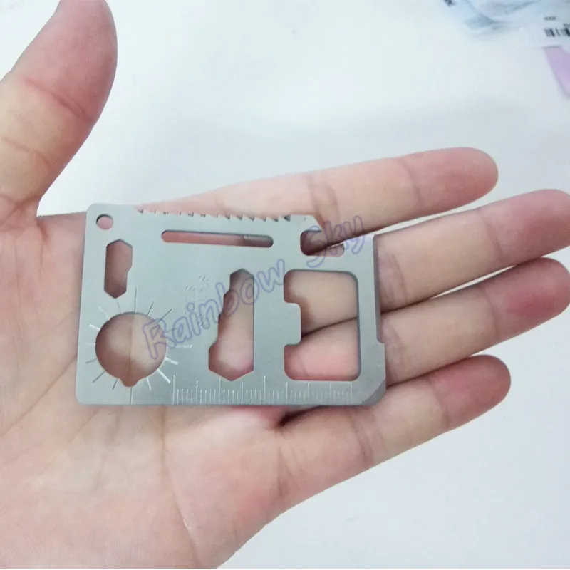 50pcs Outdoor Camping Multipurpose Pocket Survival Tools 11 In 1 Multifunction Card Knife | Инструменты