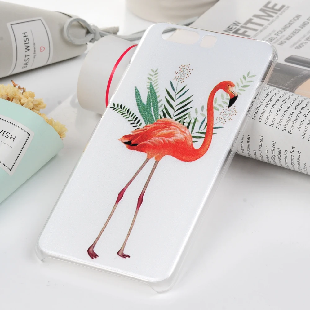 Фламинго чехол для телефона Huawei P10 P9 Lite силиконовый мягкий накладка из ТПУ Fundas Coque
