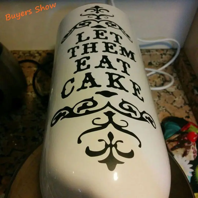 Кухня idea Gift Виниловая Damask Mixer Sticker Let theat Eat Cake декорация для дома декор кухни