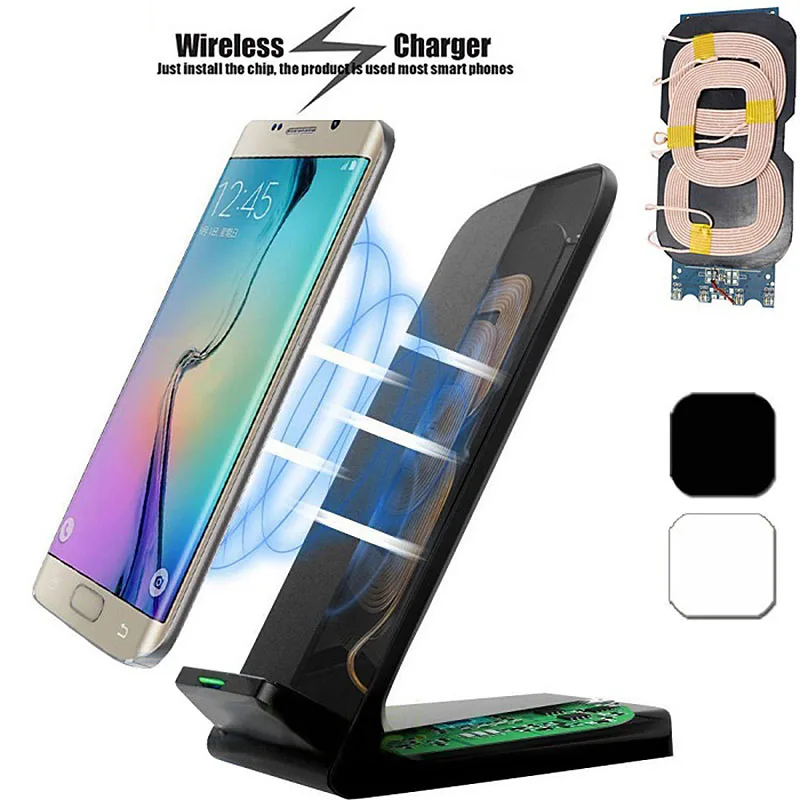 Qi Беспроводное зарядное устройство для iPhone X XS Max XR 8 samsung S9 S8 Note 9 Быстрая Беспроводная зарядная док-станция