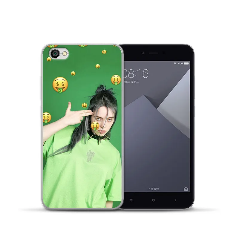 1806 Роскошные Billie eilish для Xiaomi Redmi Mi 8 6 A2 Lite 5X 6X A1 6A 4X 4A 5 9 Plus Note 4 5A Prime Pro крышка чехол Coque чехол-футляр - Цвет: 1806