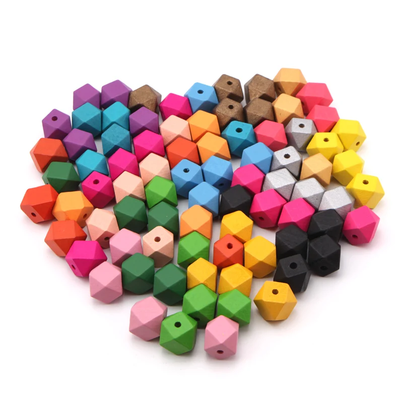 30 шт. деревянные бусины для прорезывания зубов 20 мм|geometric wood beads|wooden beadsgeometric |
