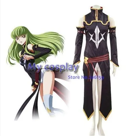 

Anime Code Geass Cosplay Costume Women's Party black dress girls Anime cosplay dress halloween costumes for women