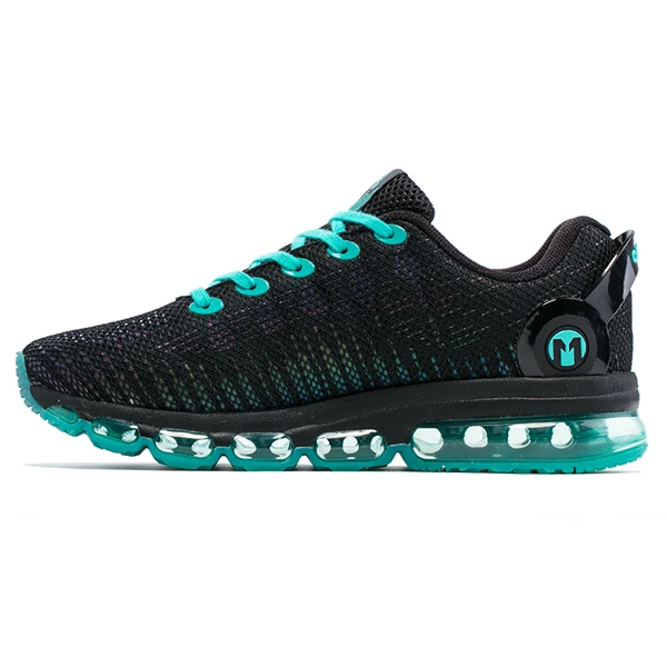 Onemix men's running shoes women sneakers lightweight colorful reflective mesh vamp for outdoor sports jogging walking shoe - Цвет: sky blue