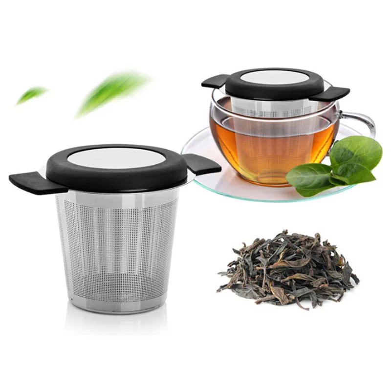 Сетчатый Чай Infuser Фильтр для чая повторного использования свободный чайный лист