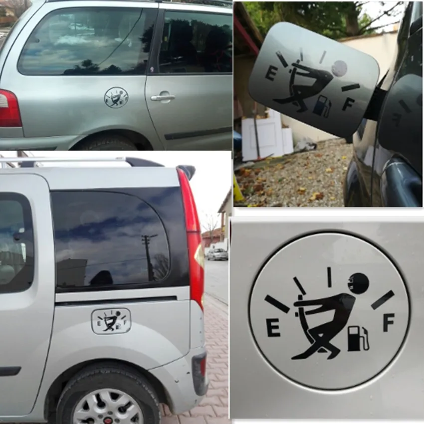 NEW SALE Funny Car Sticker Decal Pull Fuel Tank Stickers for peugeot 308 citroen c4 honda civic 2006-2011 ford fusion passat | Автомобили