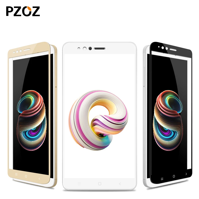 PZOZ xiaomi mi A1 5X закаленное стекло 3D полное покрытие защитная пленка Xia mi 5 Pro 9H HD защита экрана xiaomi mi a1 mi a1 стекло