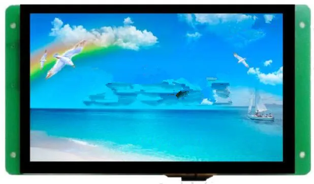 Dmt10600c070 _ 05w 7 дюймовый экран конфигурации последовательного порта DGUS настоящий