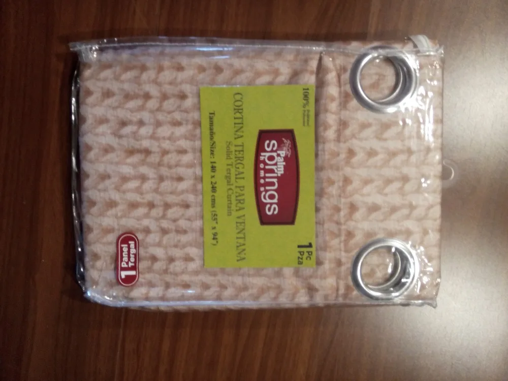 Имитация льняной прозрачной занавески с 8 серебряными кольцами Бесплатная