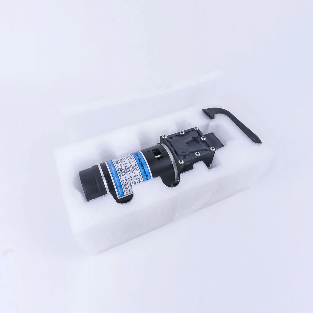 12V 24V 120W 130PSI 10L/мин Тип электрическая водяная пленка высокого Давление самовсасывающий насос для сада обратный клапан