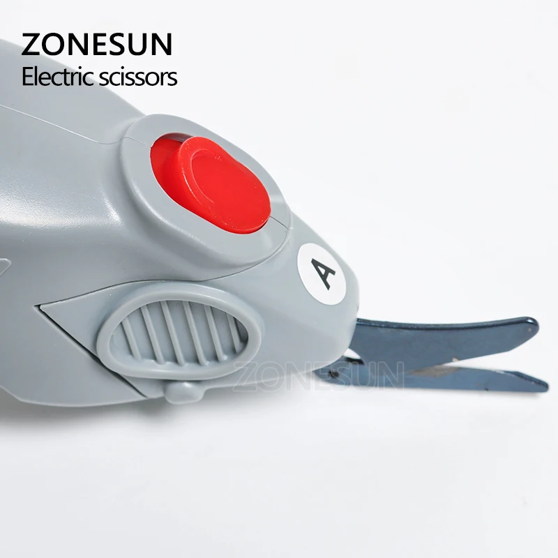 Электрические ножницы ZONESUN для резки бумаги коробки одежды ткани текстиля кожи