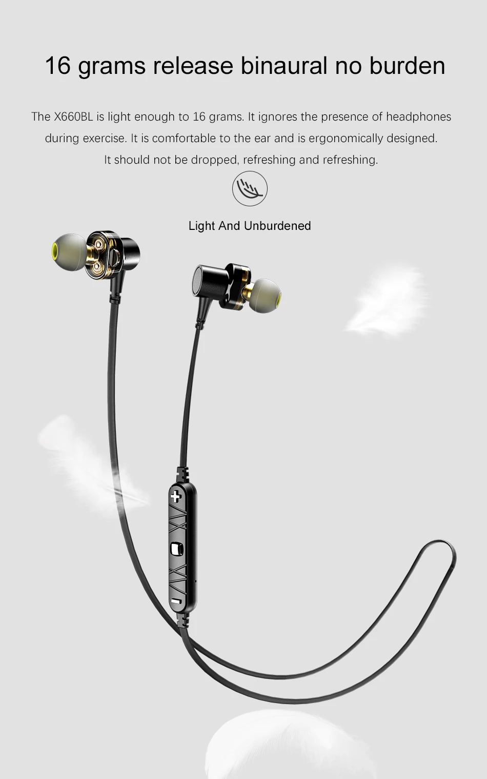 AWEI X660BL двойные динамические bluetooth наушники водонепроницаемые спортивные мини металлические наушники для Iphone для huawei