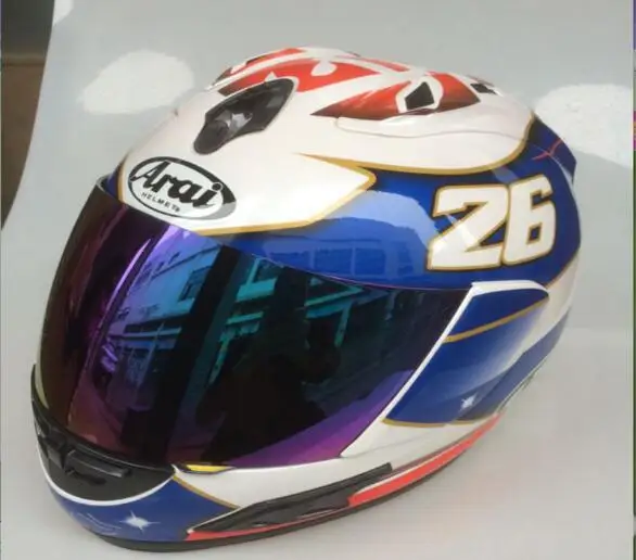 Arai Rx-7x Le шлем мотоциклетный шлем Rx-7 Eu/Corsair-x Us Iom Tt Полнолицевой мотоциклетный шлем - Цвет: 1