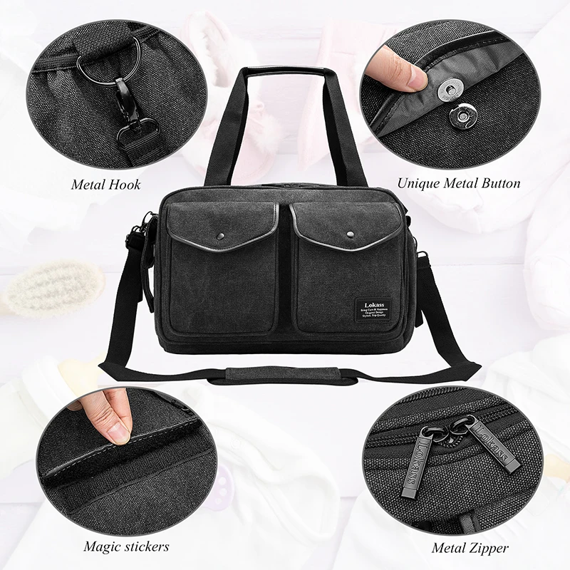 Сумка для подгузников CoolBELL тканевая сумка тоут мужчин и женщин дорожная