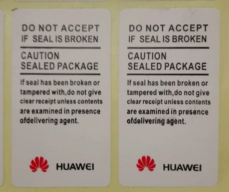 

500 шт., Ярлыки-наклейки для Huawei, 4,5x2,5 см