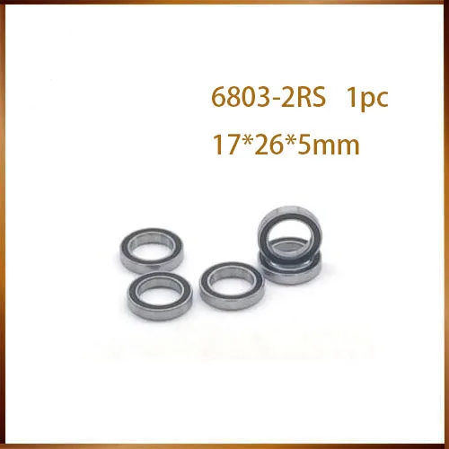 ABEC 1 подшипник deep grovin 6803rs 17x26x5 мм ( шт.) велосипедные нижние кронштейны и запасные