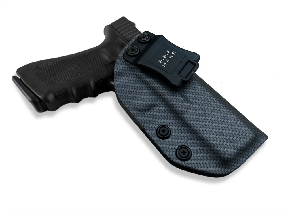 IWB/OWB тактическая кобура из углеродного волокна KYDEX пистолет Glock 19 17 25 26 27 28 43 22 23 31 32 33 внутри скрытый чехол для пистолета