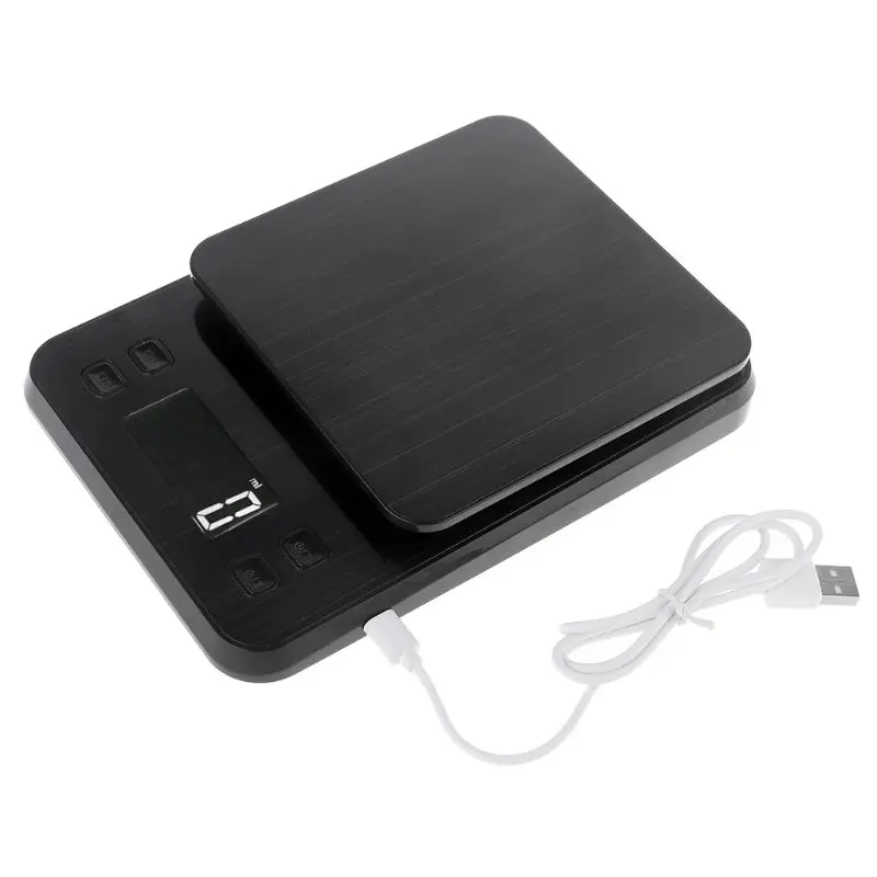 10 кг/1 г цифровые кухонные весы с таймером обратного отсчета Tare USB еда капельная
