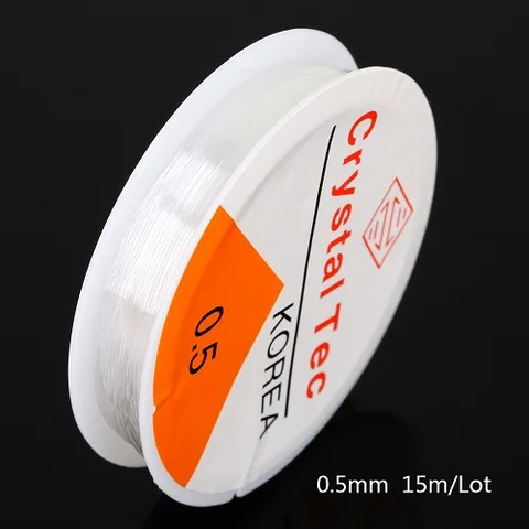 Прозрачный эластичный шнур для бисероплетения Celadon 5/8/10/12/15 м