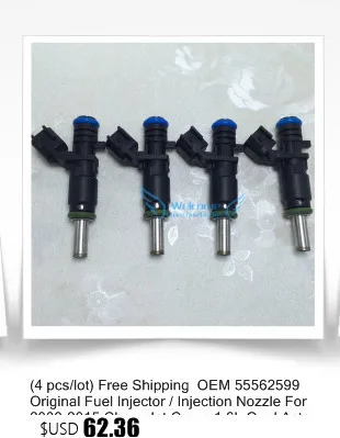 Original Fuel Injector / Injection Nozzle For Chevrolet Cruze 1.8L Opel Astra J Zafira-C Mokka 1.8 A16XER B16XER OEM 55353806