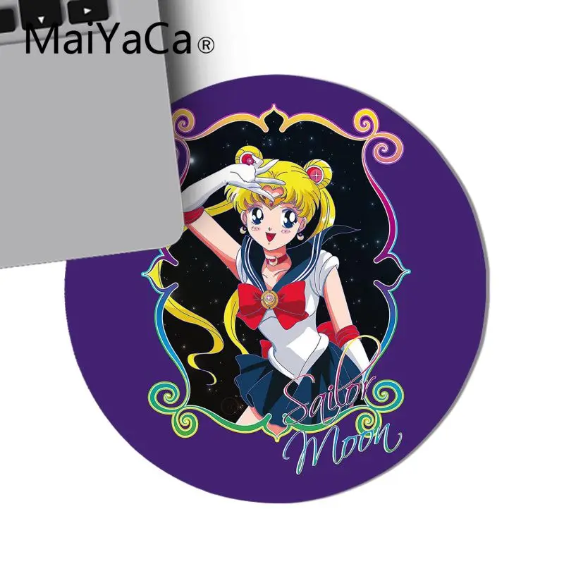 20x20cm MaiYaCa Boy Gift Pad Sailor Moon PC computer laptop Gaming mouse pad Customized Mouse Pad gamer Notebook Laptop Anime Mouse Mat - Цвет: 20x20cm