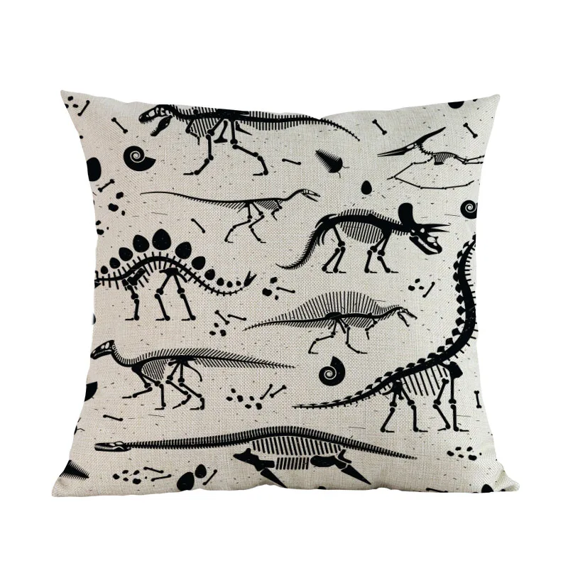 Чехол для подушки с изображением героев мультфильма История Юрского периода