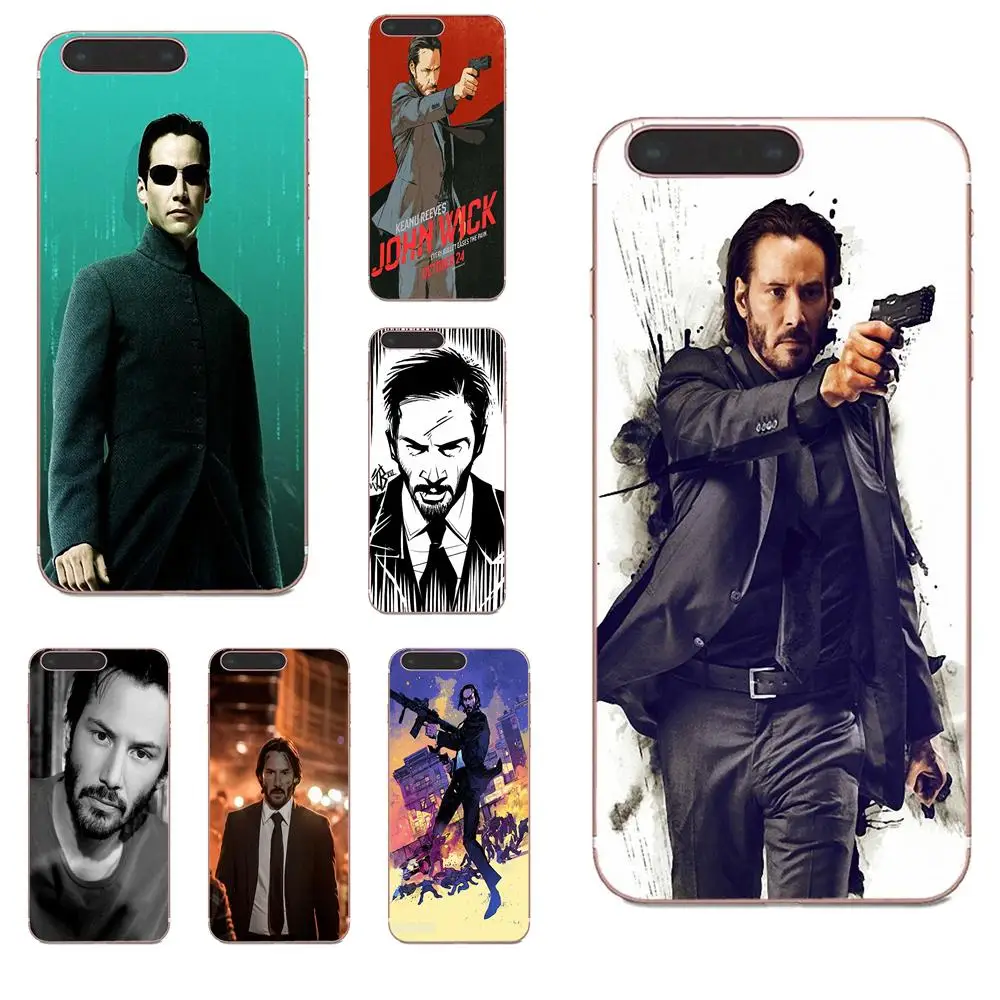 Keanu Reeves Мягкий ТПУ сотовый телефон для Galaxy J1 J2 J3 J330 J4 J5 J6 J7 J730 J8 2015 2016 2017 2018 mini