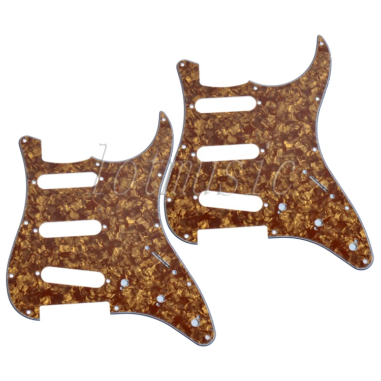 2 * накладки для гитары с коричным жемчугом замены 3 слойных накладок на гитару 11
