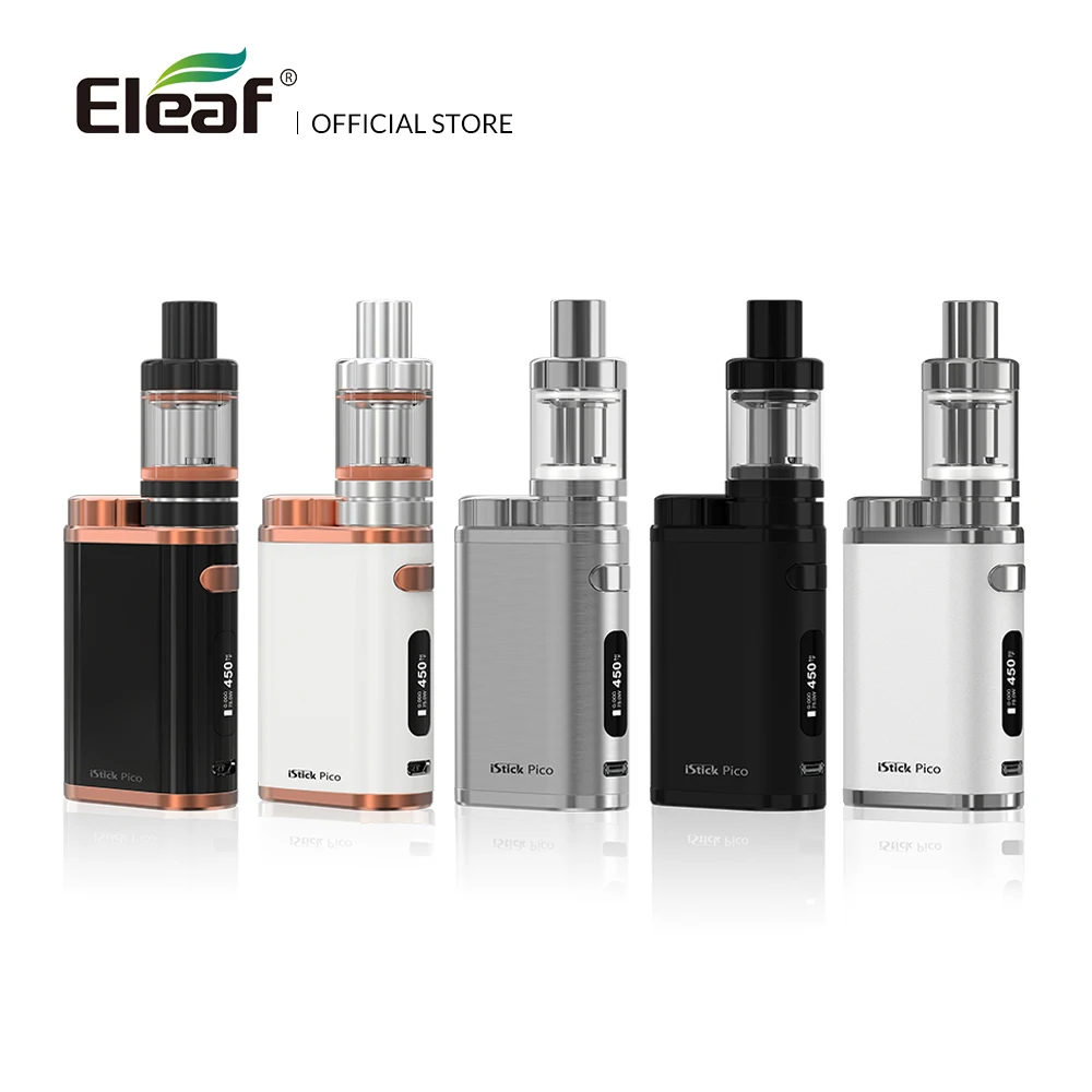Оригинальный комплект Eleaf iStick Pico с мини-атомайзером MELO III аккумулятором 18650 1-75 Вт 2