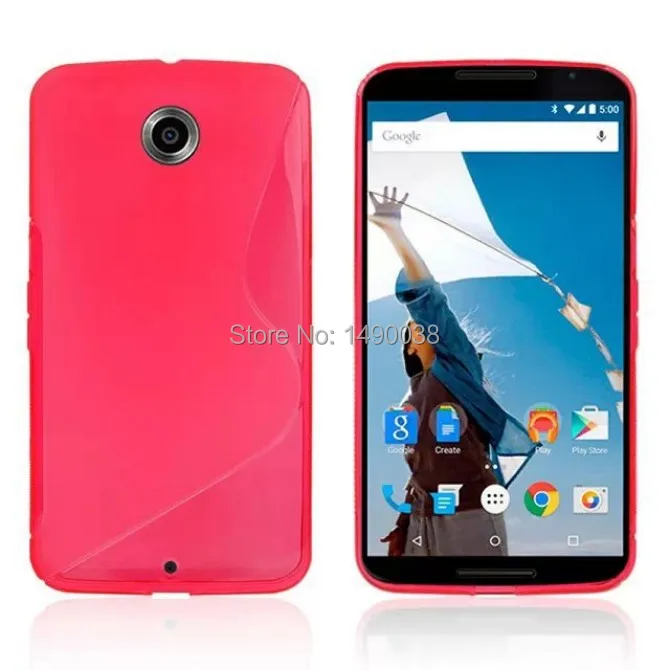 1 Piece For Google Nexus 6 New S Line Style Soft TPU Gel Skin Cover Case Motorola Moto Free Shipment | Мобильные телефоны и