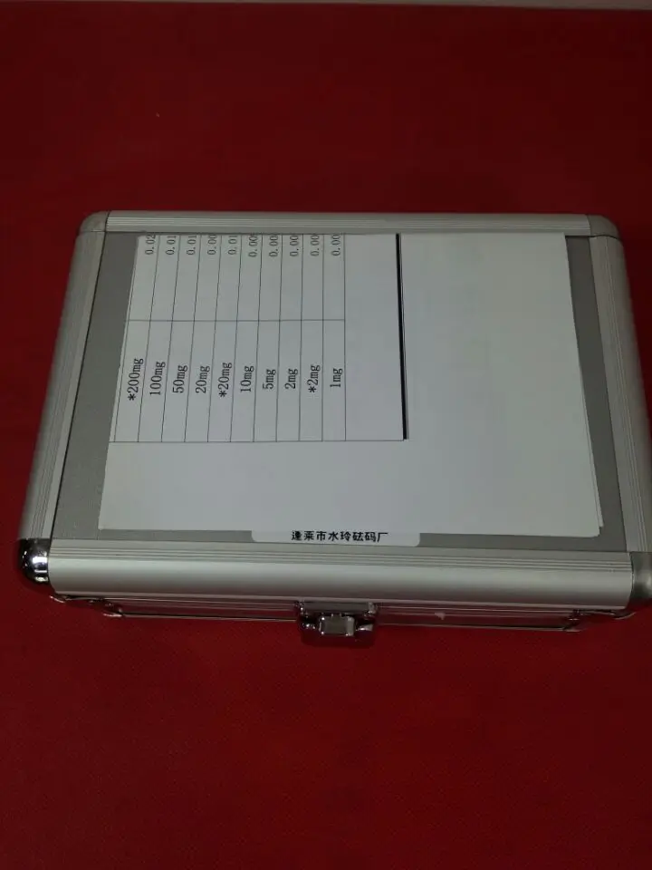 Цифровые весы из нержавеющей стали F1 24 шт. 1 мг 500 г 304 калибровочный комплект весов