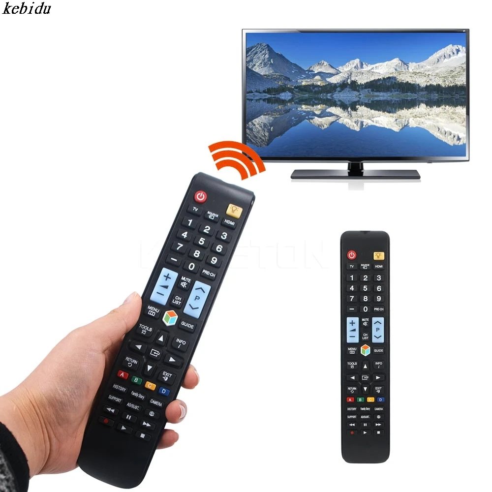 kebidu Remote Contro 2.4G Smart TV Controllers Fit for Samsung AA59-006384A Telecontroller Control Black | Электроника