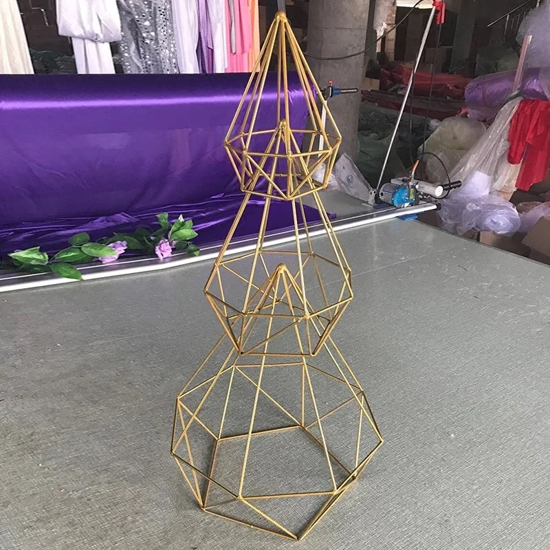 Новинка свадебное украшение цветок металлический столб дорога свинцовая