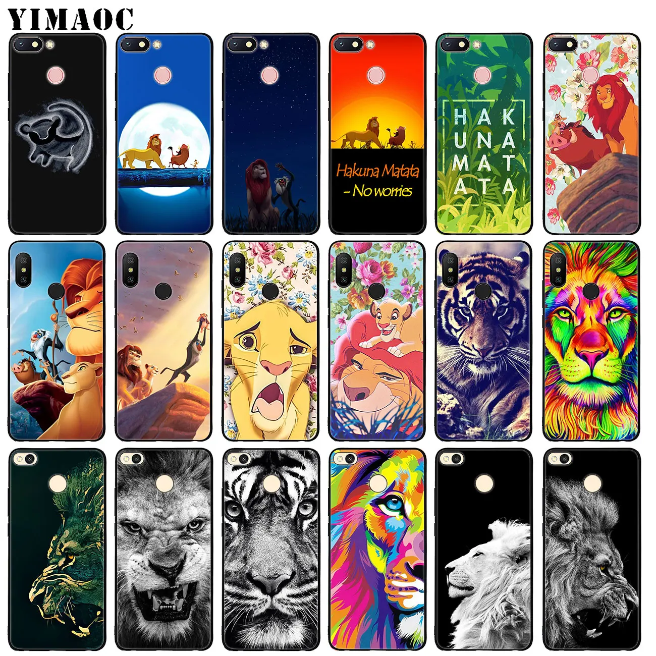 YIMAOC Hakuna Matata Lion King мягкий силиконовый чехол для телефона Xiaomi Redmi K30 K20 Note 8 8T 7 5 6 Pro Mi