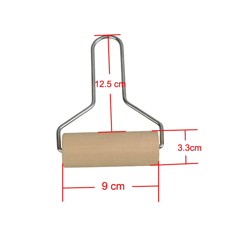 Прочная деревянная скалка для лепки керамической полимерной глины и пластилина |
