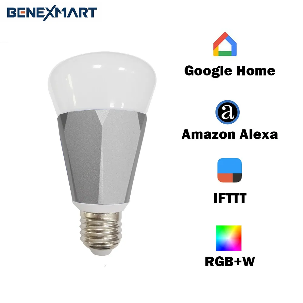 E27 Light Voice APP Wi Fi управление Alexa Echo Google Home IFTTT лампа RGBW таймер управления 110 В до 240