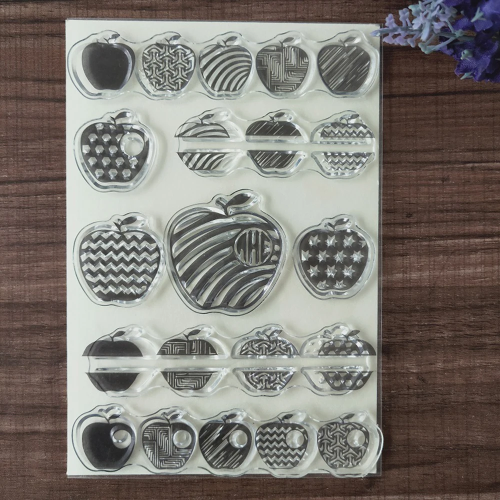 11*16 см Apple Seal металлическая пресс форма и штамп 3D DIY Скрапбукинг трафарет тиснение