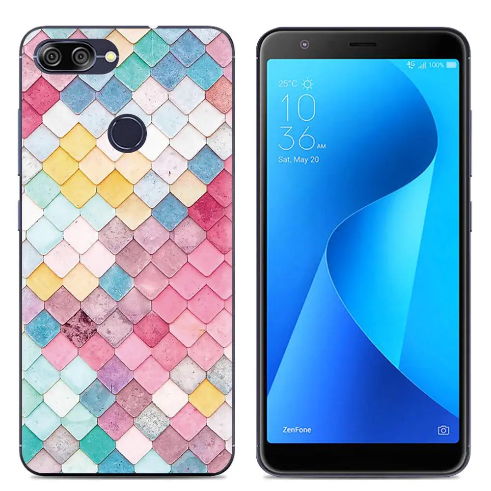 Phone Case For Asus Zenfone Max Plus (M1) / ZB570TL 5.7-inch Cute Cartoon High Quality Painted TPU Soft |