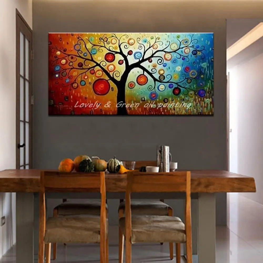 Картина маслом на холсте Древо жизни ручная роспись|tree of life oil|tree paintingtree canvas |