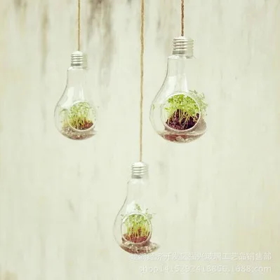 preço 100 Pcs Transparente Claro Casamento Artesanato De Cristal Suspensão Luz Forma Do Bulbo De Vidro Recipiente Planta De Vaso De Flor Pote Decoração De Casa