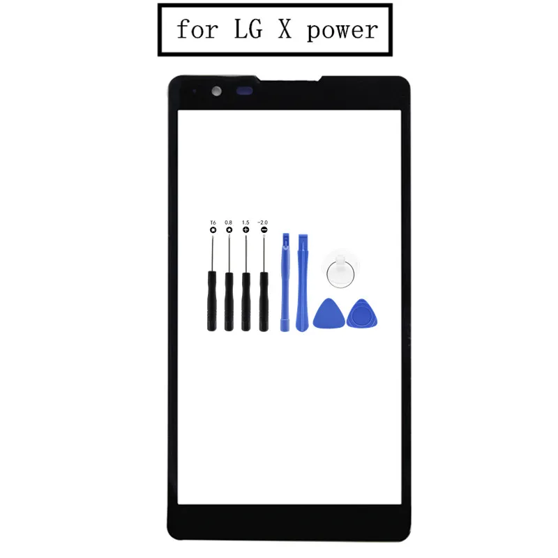 Передняя панель датчика для lg x power сенсорный экран lg k220ds стеклянная панель Крышка Xpower K220 LS755 US610 K450 запасные части