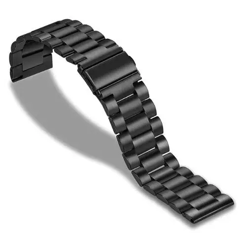 Металлический браслет для Huami Amazfit ремешок Bip ремешок для часов amazfit Stratos 2 Pace GTR 47 мм 42 мм ремешок для часов из нержавеющей стали