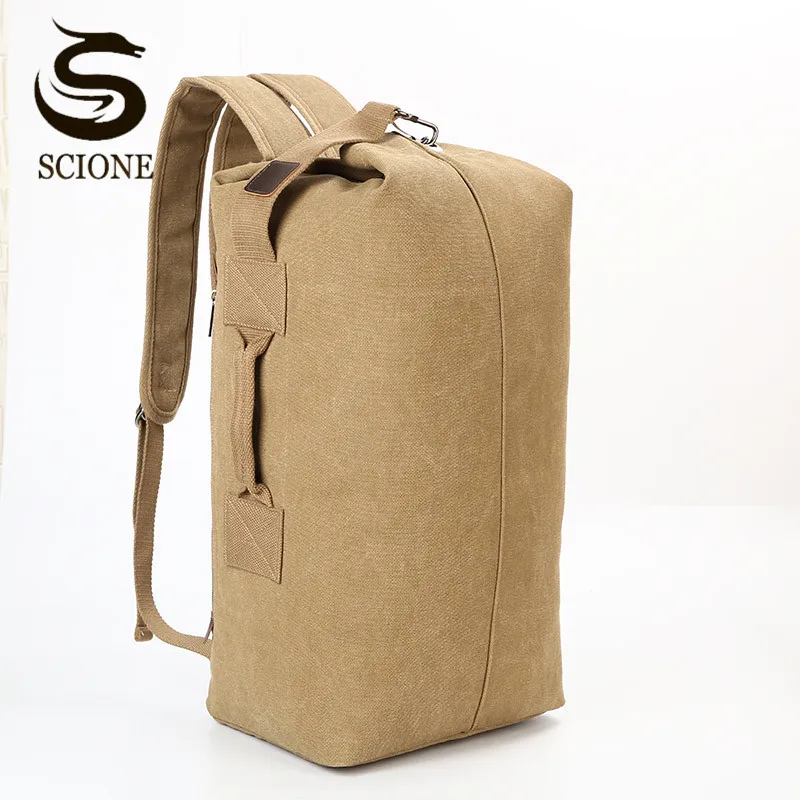 Men Handbag Outdoor Sports Multifunction Travel Bag Unisex Canvas Bagpacks Men's High Quality Casual Shoulder | Багаж и сумки